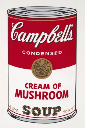 Screenprint Warhol - Campbell’s Soup I: Cream of Mushrooms