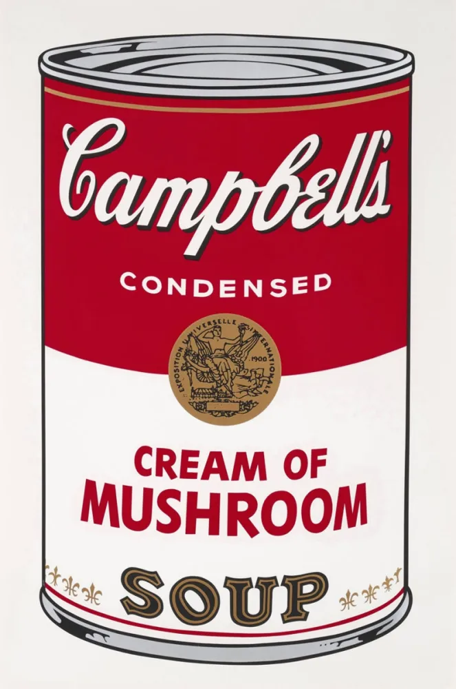 Screenprint Warhol - Campbell’s Soup I: Cream of Mushrooms