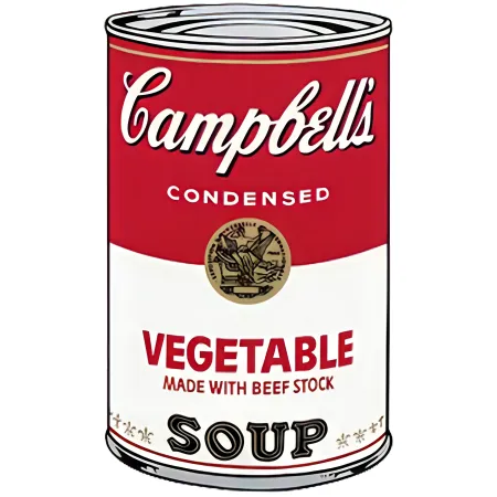 Screenprint Warhol - Campbell's Soup I: Vegetable (FS II.48)