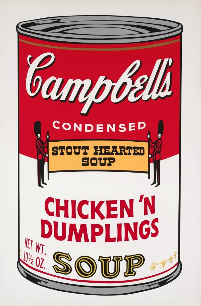 Screenprint Warhol - Campbells Soup II: Chicken N Dumplings (FS II.58)