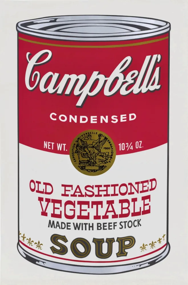 Screenprint Warhol - Campbell's Soup II: Old Fashioned Vegetable