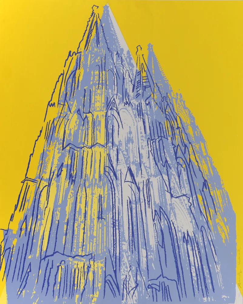 Screenprint Warhol - Cologne Cathedral FS II.363