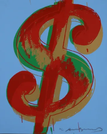 Screenprint Warhol - Dollar Sign (1) 277