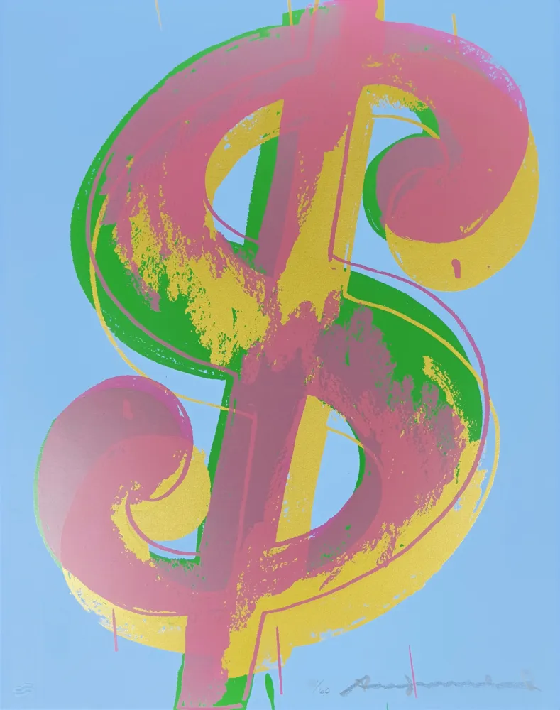 Screenprint Warhol - Dollar Sign (1) 277