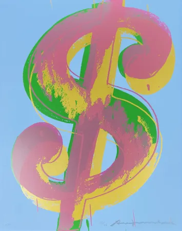 Screenprint Warhol - Dollar Sign (1) 277