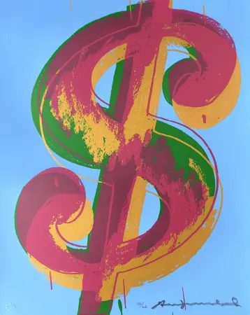 Screenprint Warhol - Dollar Sign (1) 277