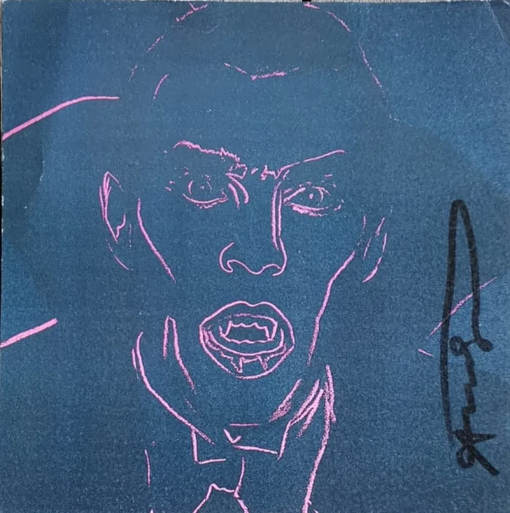 Screenprint Warhol - Dracula 
