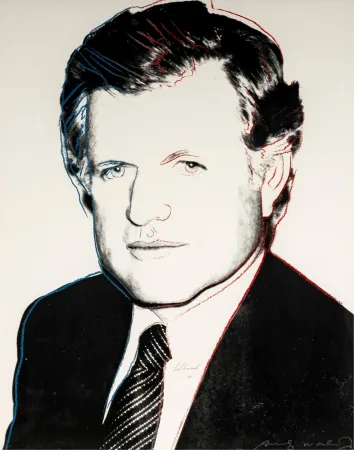 Screenprint Warhol - Edward Kennedy 240 (Signed by Kennedy and Warhol)