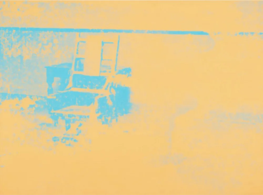 Screenprint Warhol - Electric Chair