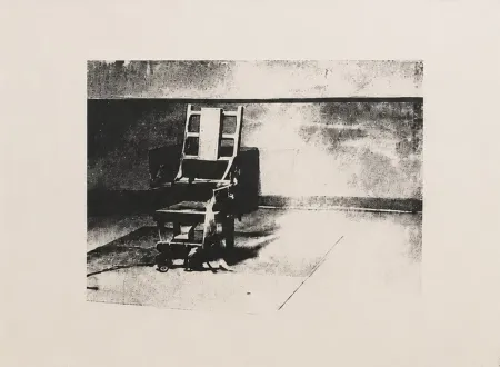 Screenprint Warhol - Electric chair