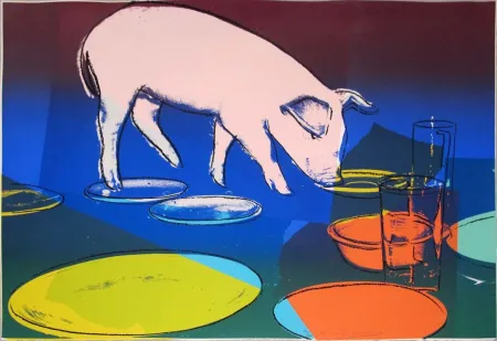 Screenprint Warhol - FIESTA PIG FS II.184