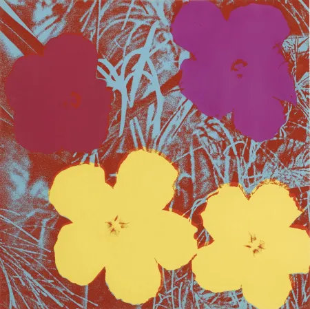 Screenprint Warhol - Flowers #71