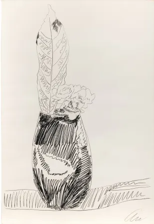 Screenprint Warhol - Flowers (black and white) ) (F. & S. II.105)
