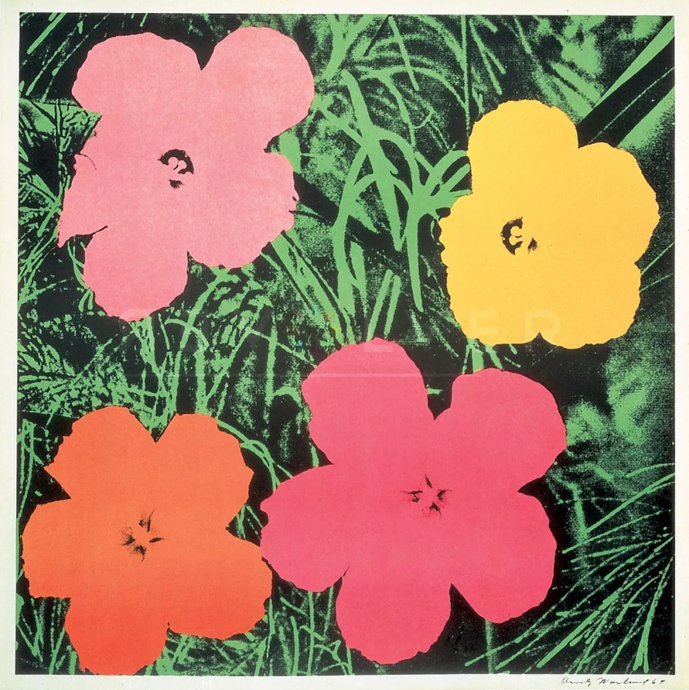 Screenprint Warhol - Flowers (FS II.6)