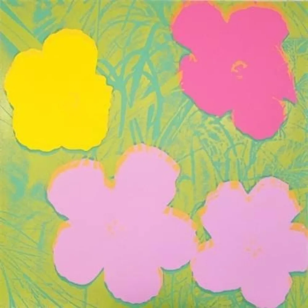 Screenprint Warhol - Flowers II.68