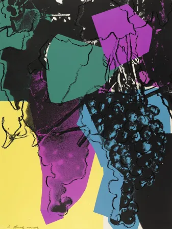 Screenprint Warhol - Grapes #195