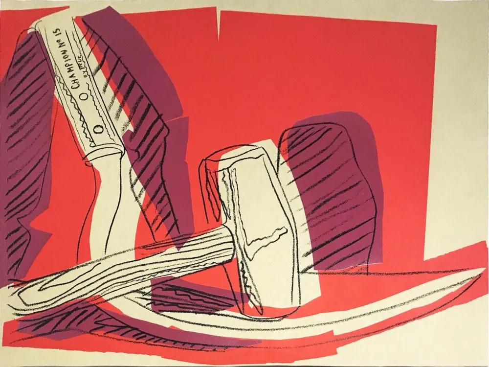 Screenprint Warhol - Hammer & Sickle