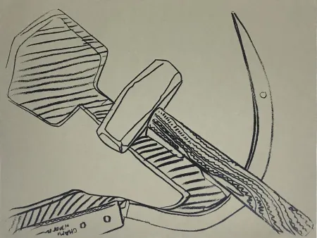 Screenprint Warhol - Hammer & Sickle