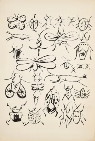 Lithograph Warhol - Happy Bug Day
