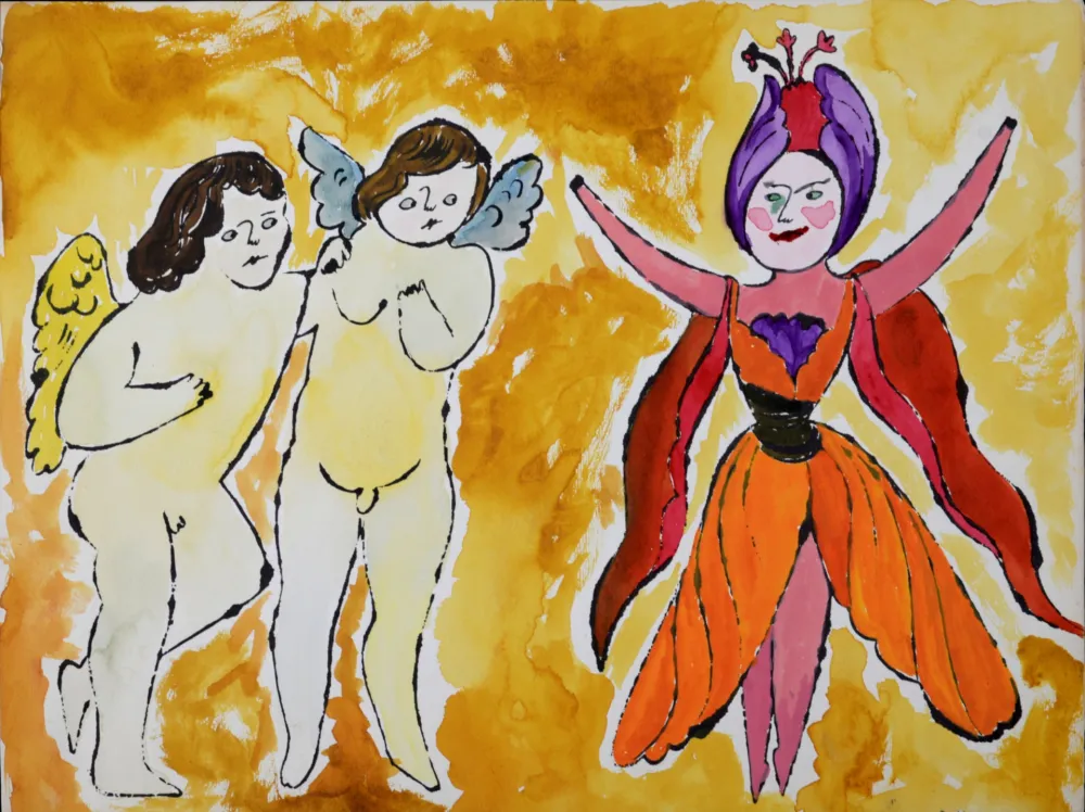 Lithograph Warhol - In the Bottom of My Garden (I), 1956