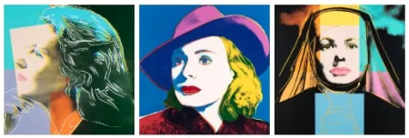 Screenprint Warhol - Ingrid Bergman Portfolio