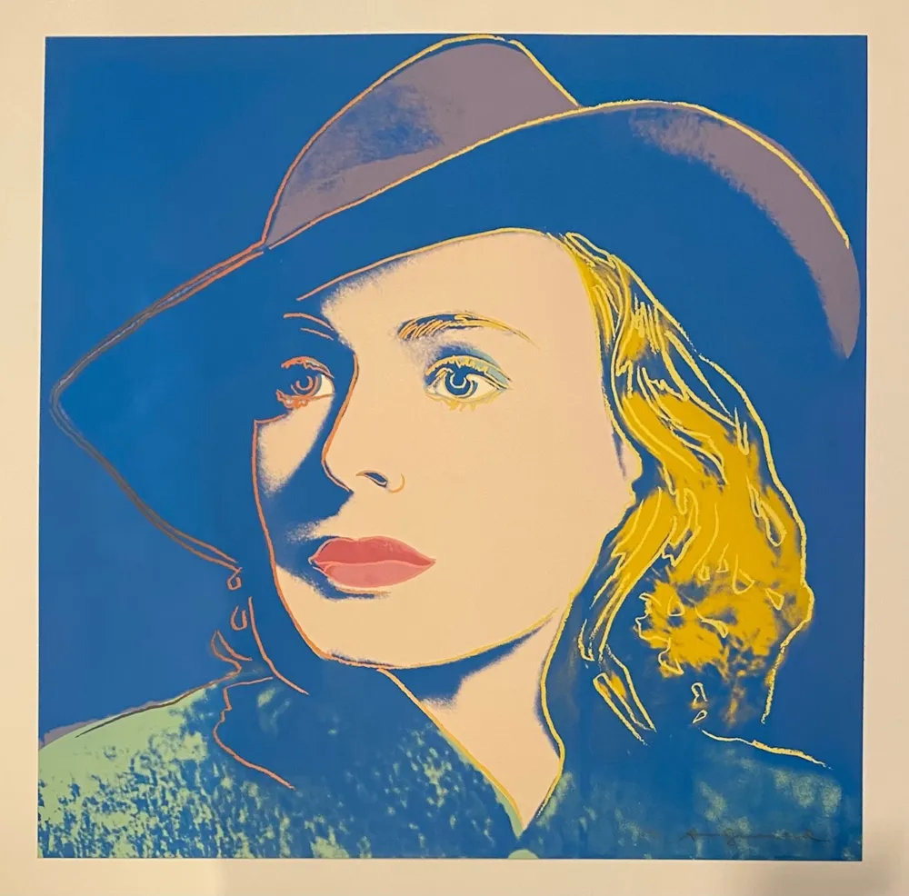 Screenprint Warhol - Ingrid Bergman With Hat, Trial Proof