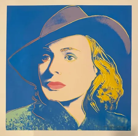 Screenprint Warhol - Ingrid Bergman With Hat, Trial Proof