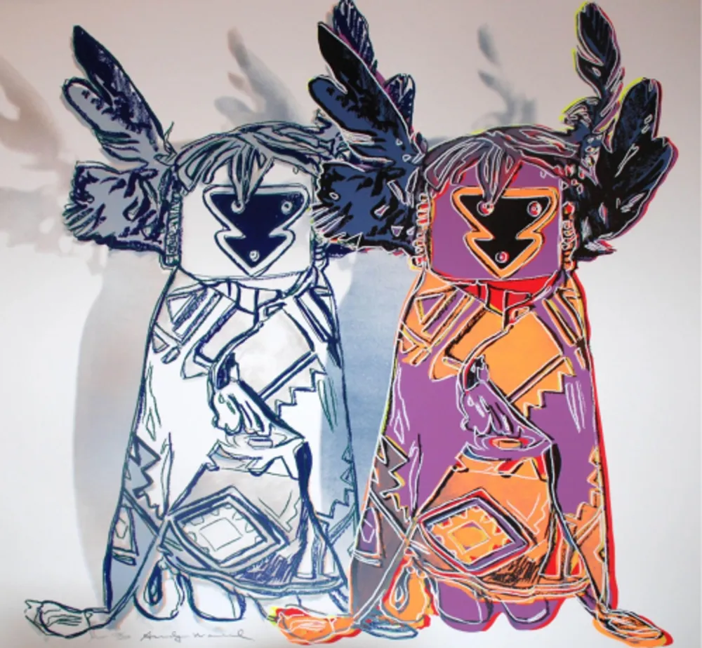 Screenprint Warhol - Kachina Doll