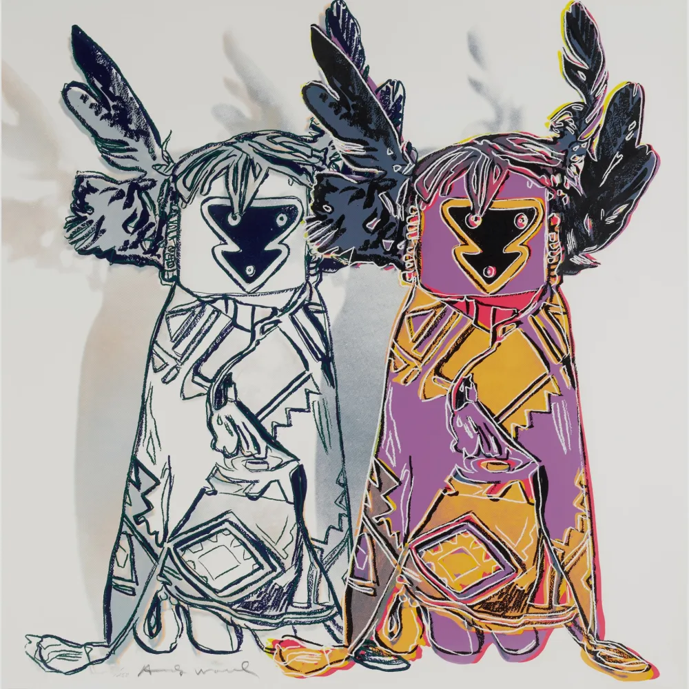 Screenprint Warhol - Kachina Dolls (FS II.381)