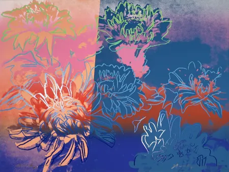 Screenprint Warhol - Kiku (FS II.309)