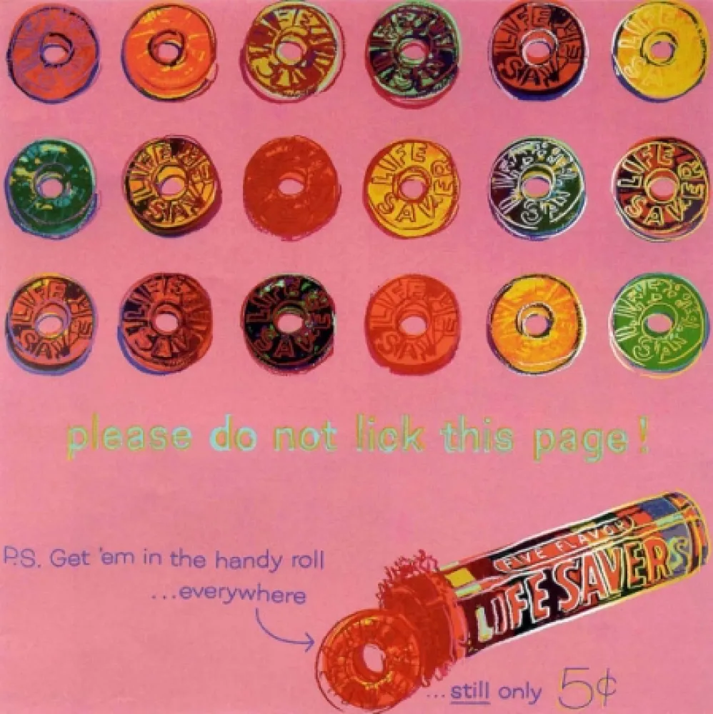 Screenprint Warhol - Life Savers