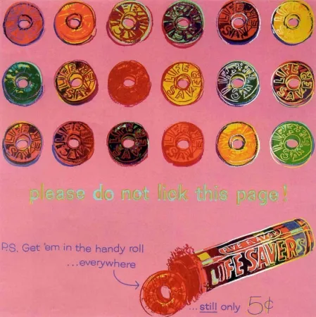 Screenprint Warhol - Life Savers