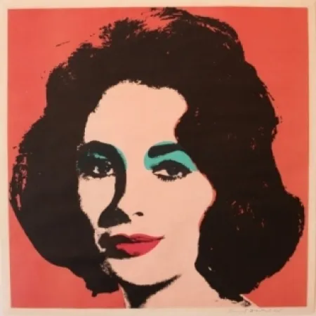 Lithograph Warhol - Liz 7 by Andy Warhol 
