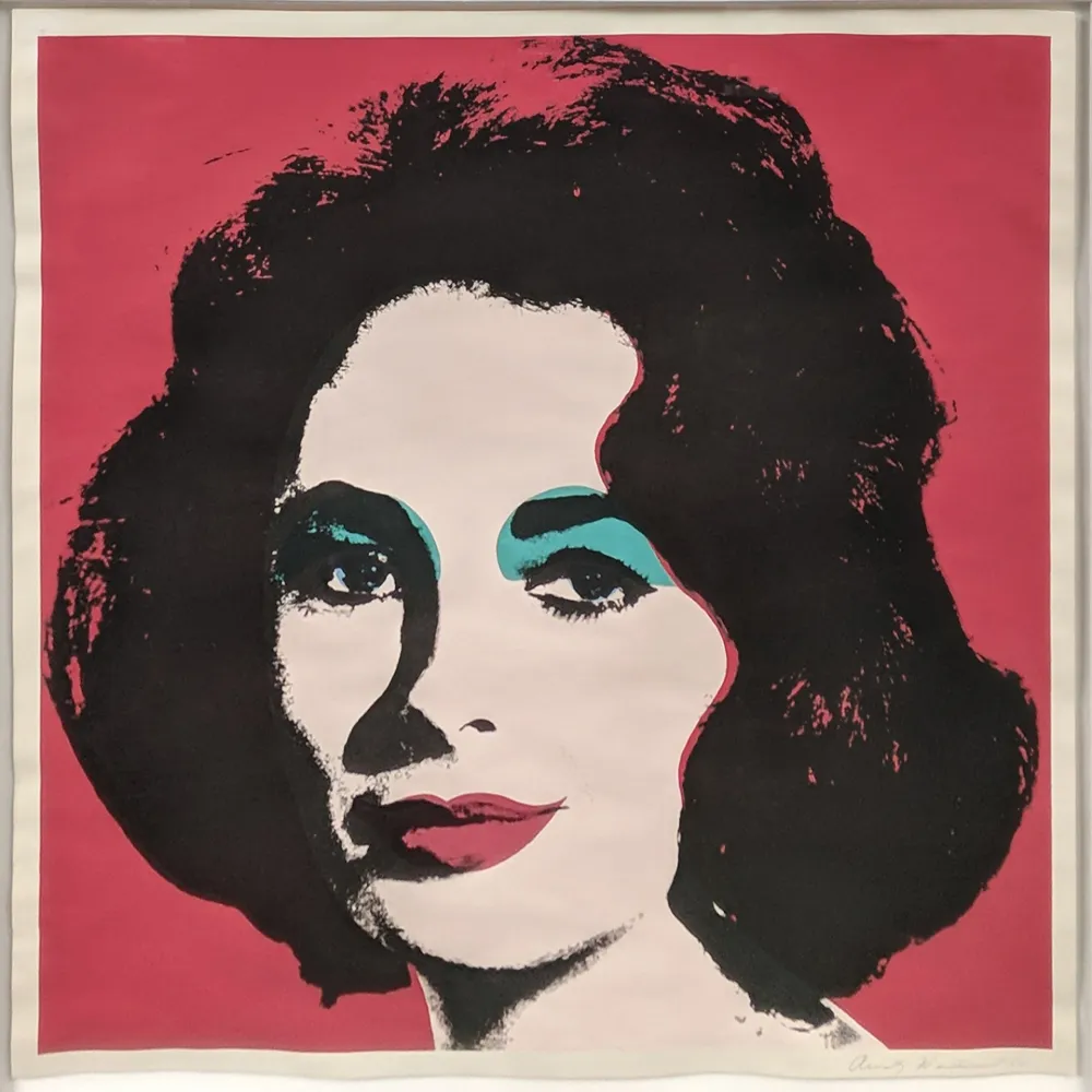 Lithograph Warhol - LIZ FS II.7