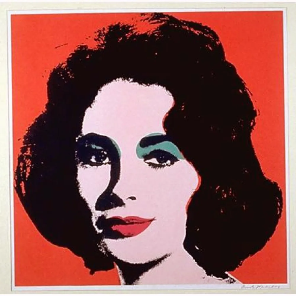 Screenprint Warhol - Liz (II.7)