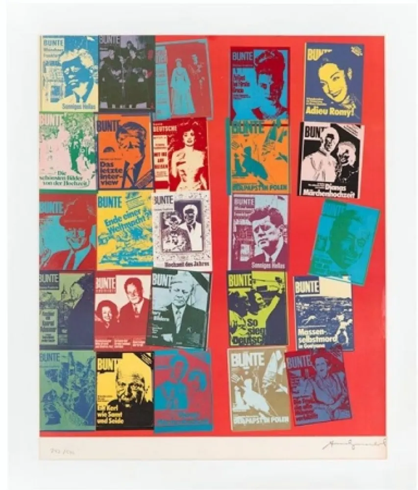 Screenprint Warhol - Magazine and History, FS II.304 A