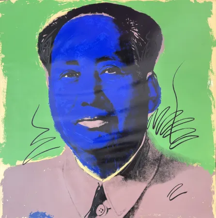 Screenprint Warhol - Mao 90