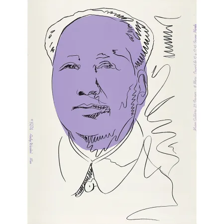 Screenprint Warhol - Mao (FS II.125A)