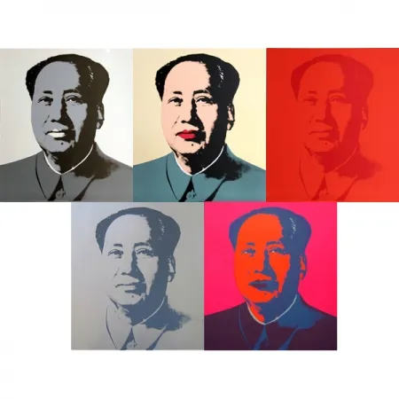 Screenprint Warhol - Mao portfolio