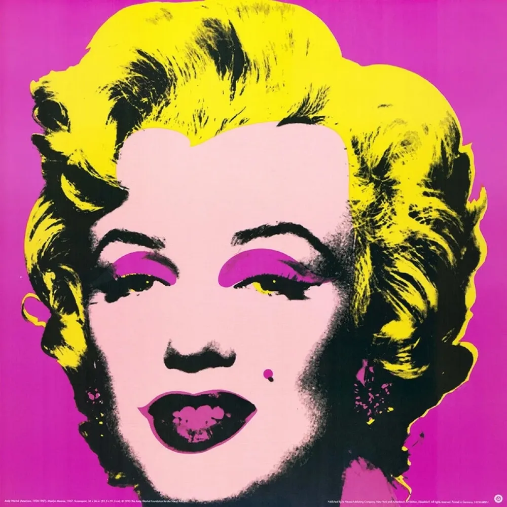 Screenprint Warhol - Marilyn Monroe poster