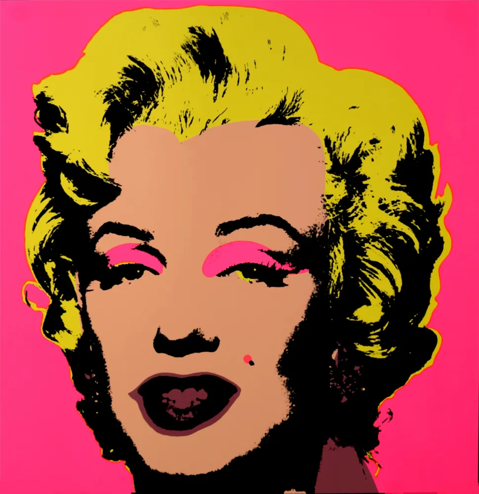 Screenprint Warhol - Marylin (#I), c. 1980 - Very large silkscreen
