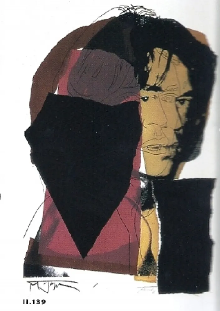 Lithograph Warhol - Mick Jagger 11.142