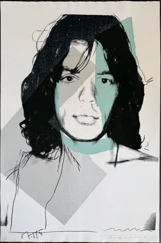 Screenprint Warhol - Mick Jagger #138