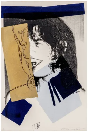 Screenprint Warhol - Mick Jagger #142