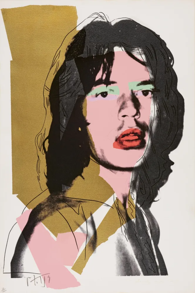 Screenprint Warhol - Mick Jagger #143