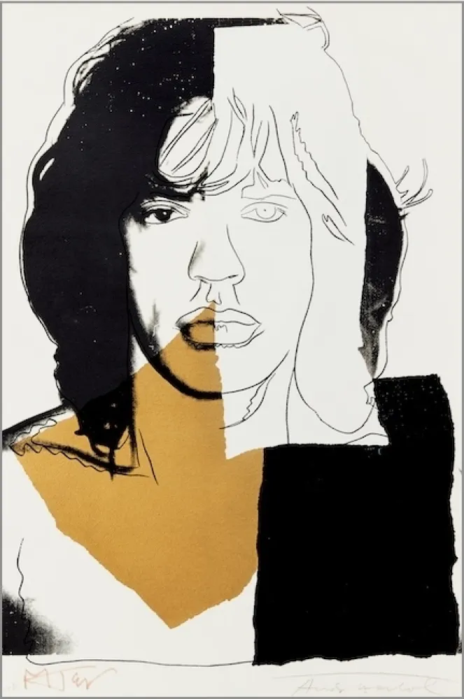 Screenprint Warhol - Mick Jagger #146