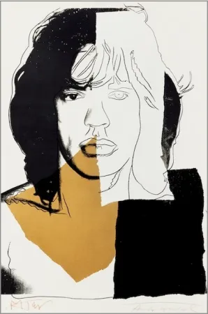 Screenprint Warhol - Mick Jagger #146