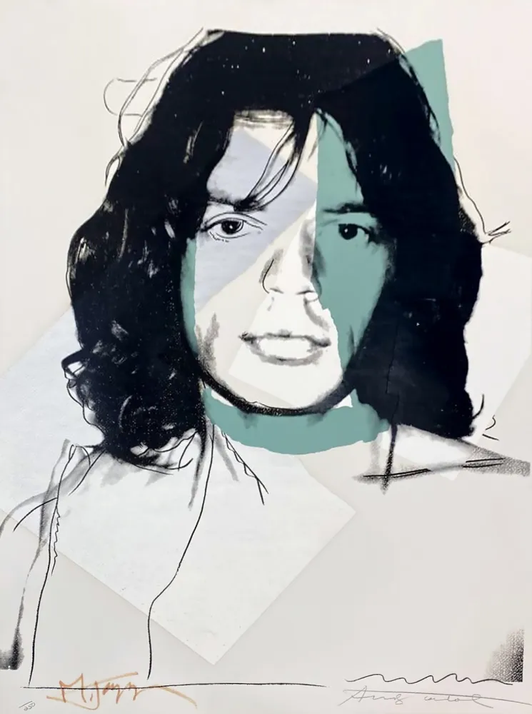 Screenprint Warhol - Mick Jagger (FS II.138)