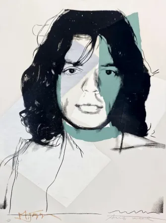 Screenprint Warhol - Mick Jagger (FS II.138)