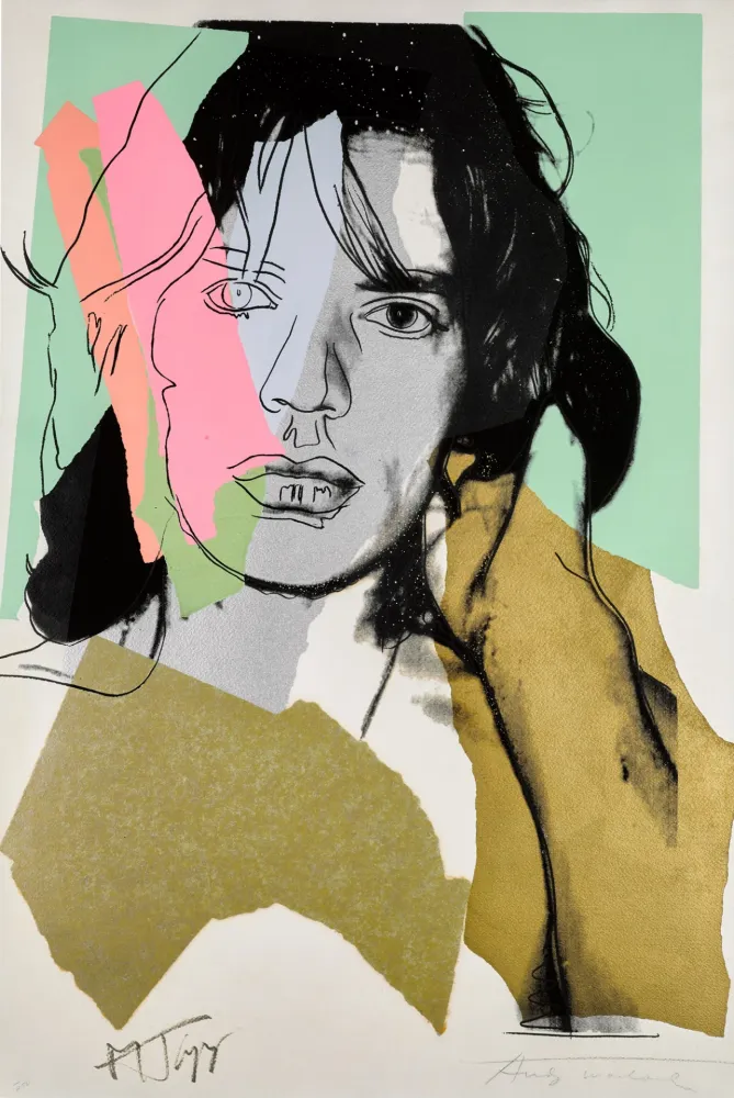 Screenprint Warhol - Mick Jagger (FS II.140)